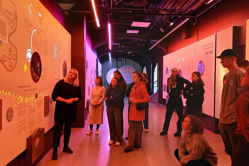 Gruppenbild der Teilnehmenden an einer Museumsführung